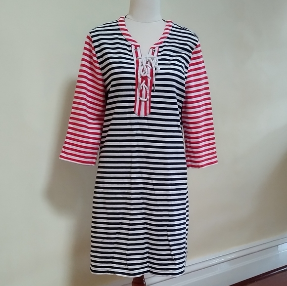 Seed Heritage Dresses & Skirts - Stripey cotton dress with nautical flavour